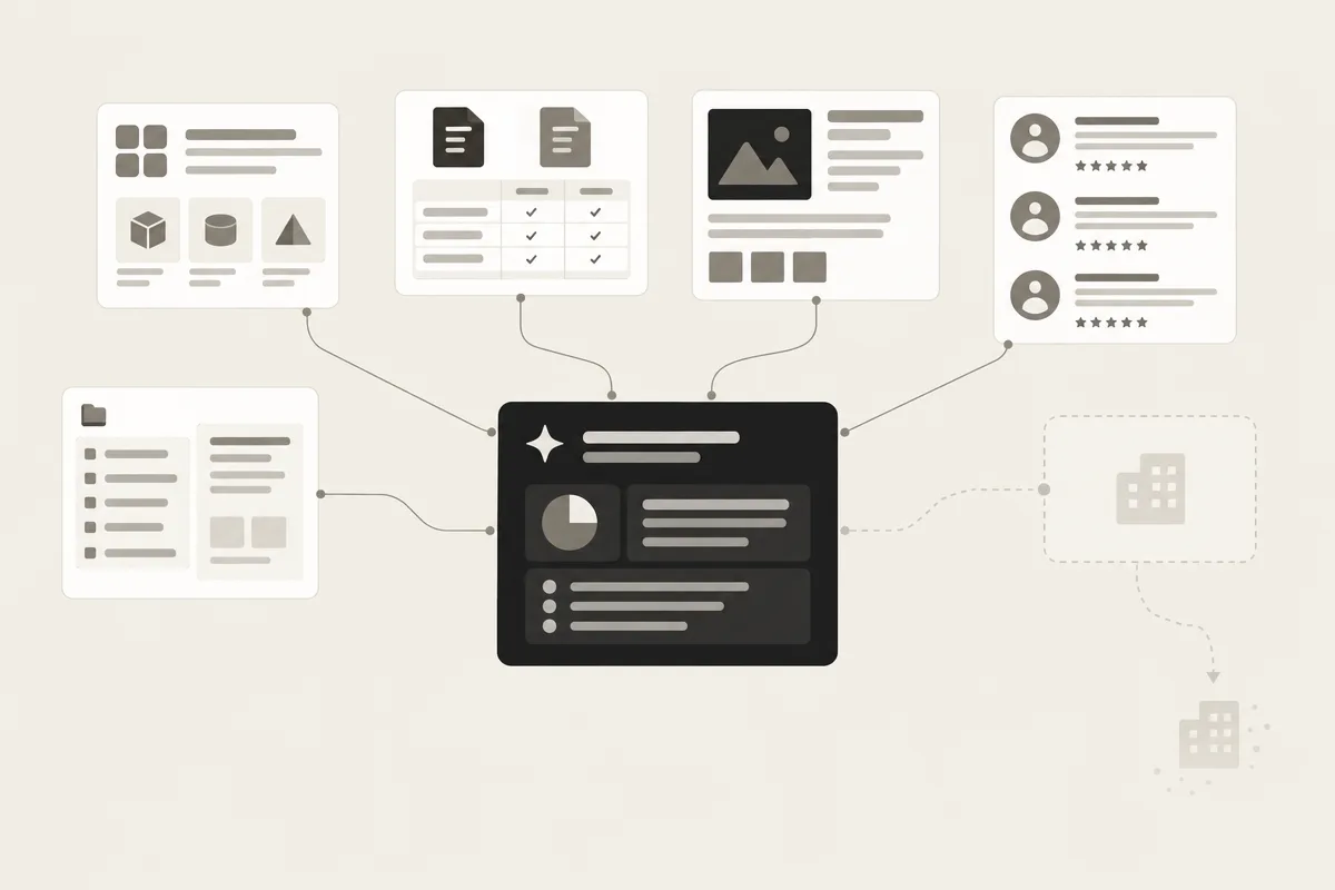 Diagramma della lacuna di citazioni AI che esclude un’azienda dalla shortlist