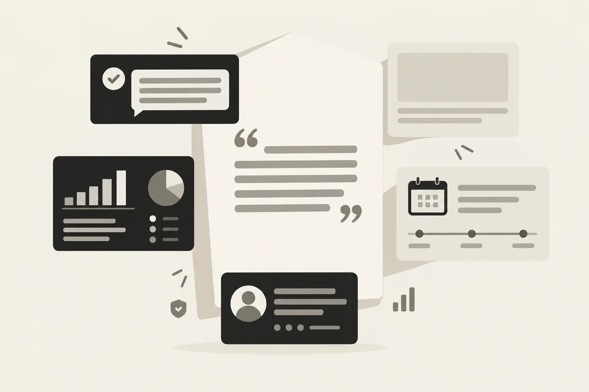 Editorial page supported by five content traits for AI citation visibility